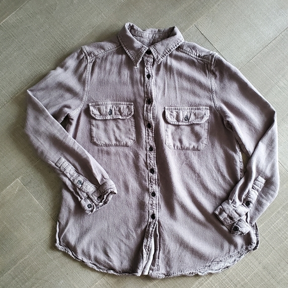 Harlow Grey Button Shirt - Picture 3 of 8